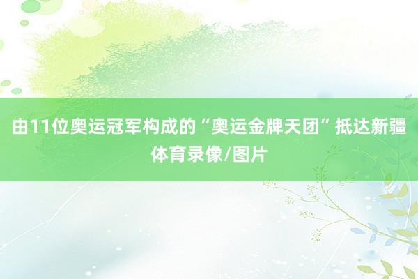 由11位奥运冠军构成的“奥运金牌天团”抵达新疆体育录像/图片