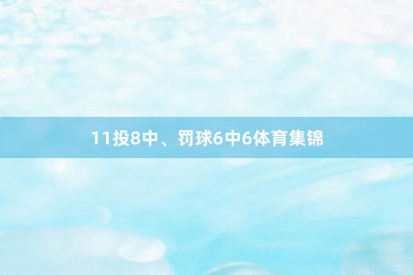 11投8中、罚球6中6体育集锦