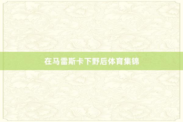 在马雷斯卡下野后体育集锦