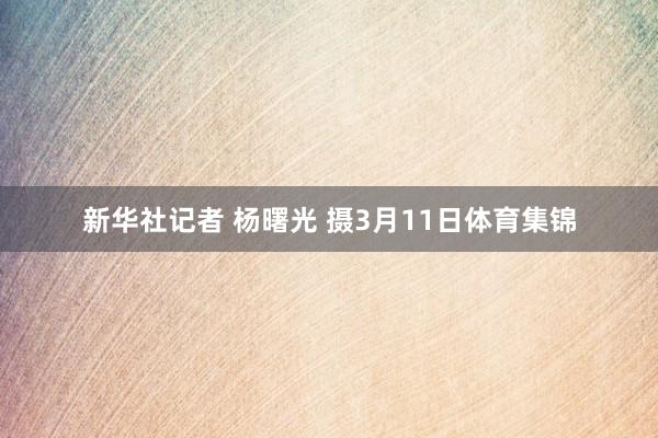 新华社记者 杨曙光 摄3月11日体育集锦